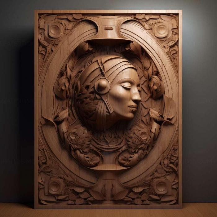 نموذج ثلاثي الأبعاد لآلة CNC 3D Art 